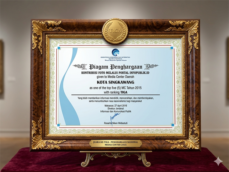 media-center-singkawang-terbaik-ketiga-tingkat-nasional-tahun-2016