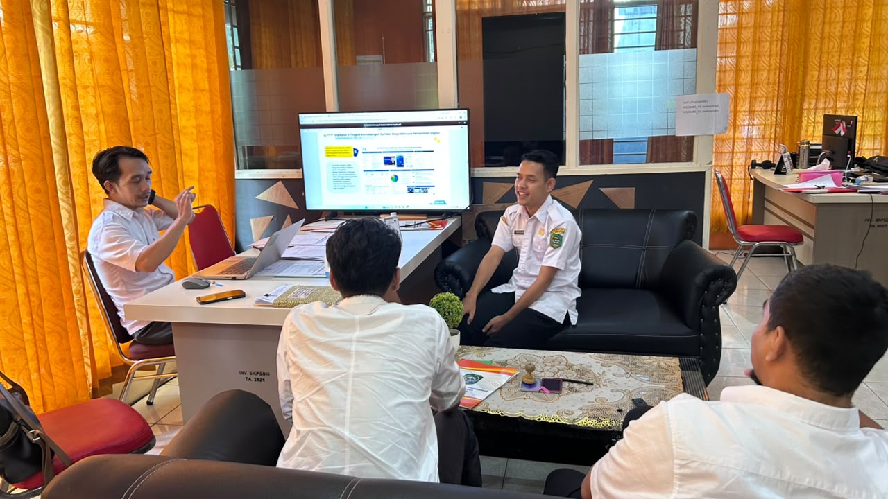 Dinas Kominfo Koordinasikan Pengisian Bukti Dukung Indikator SDM Digital Evaluasi Pemerintah Digital (Pemdi) ke BKPSDM
