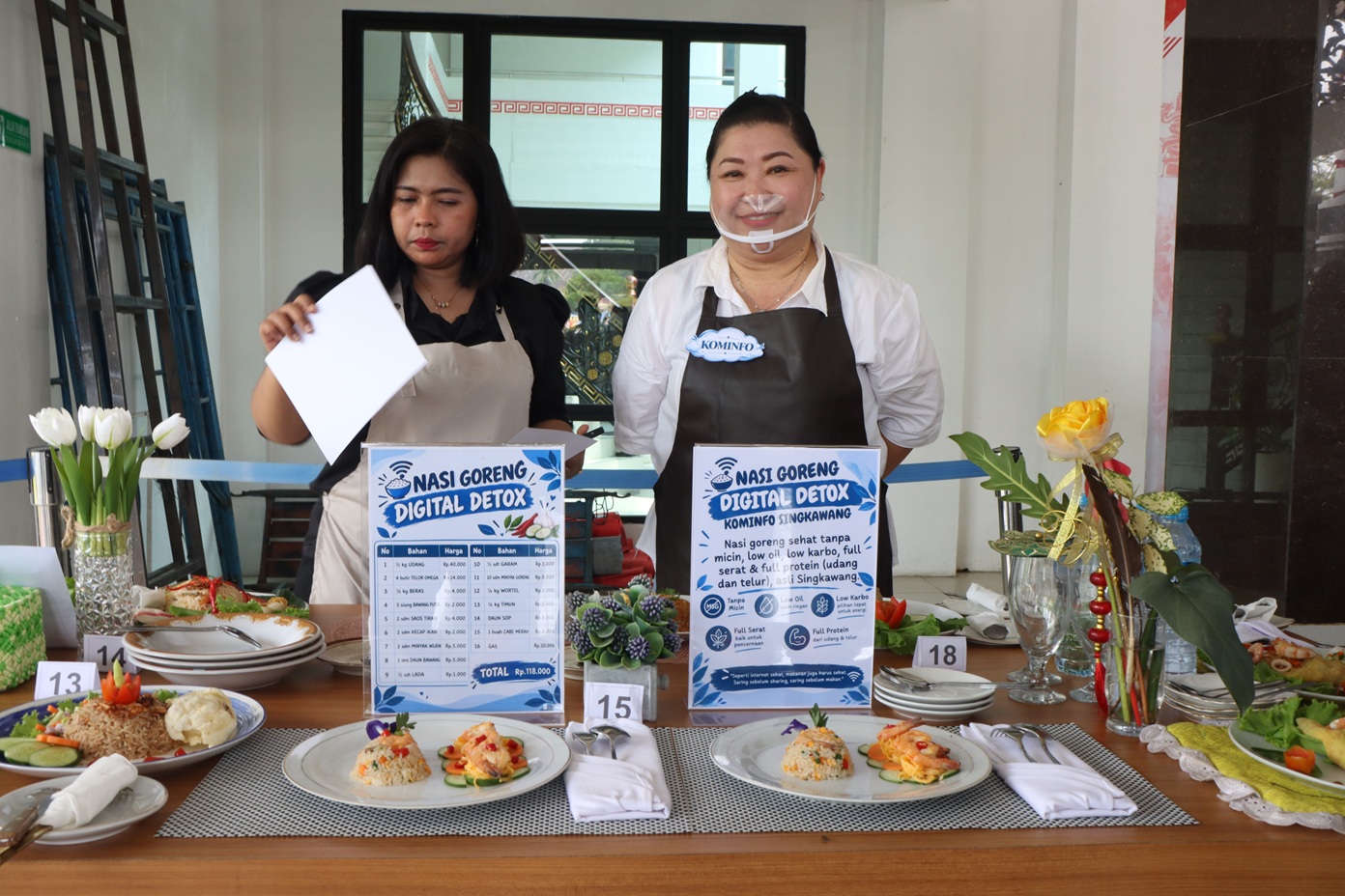 Dinas Kominfo Singkawang Ikuti Lomba Masak Nasi Goreng dalam Rangka HUT KORPRI
